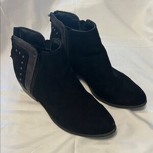 Candie's Black Studded Ankle Booties